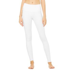 Alo Yoga White High-Waist Airbrush Legging 💖